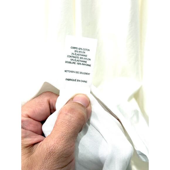 ASTR The Label Sleeveless Sheer Contrast Bubble Hem Maxi Dress White Womens Sz S - Picture 4 of 5